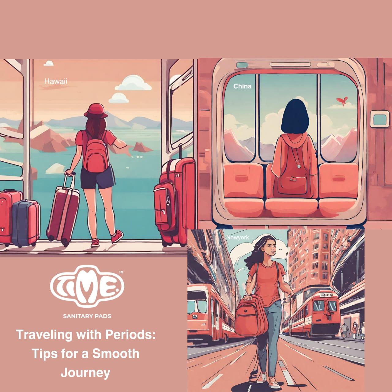 Traveling with periods: Tips for a Smooth Journey - TIMEPADS