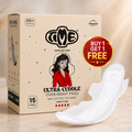 Buy 1 Get 1 FREE – TIME Ultra-Cuddle Overnight Pads XXL+ | 15 Pads + 15 Pads