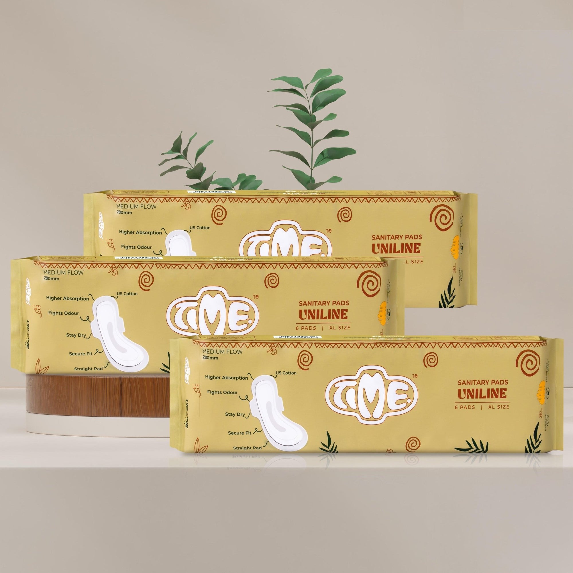 Straight Regular Sanitary Pads - XL - TIMEPADS