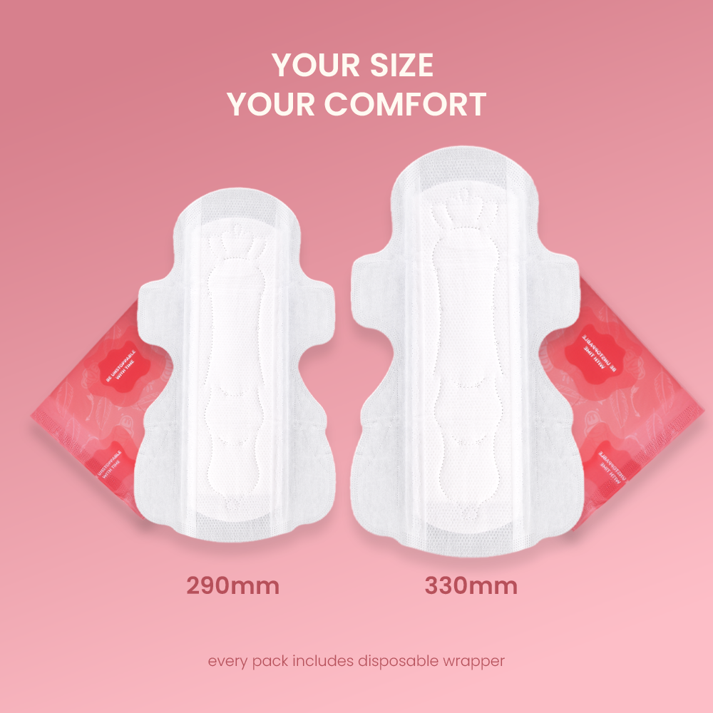 Premium cotton top sheet ultra thin rash free pads XL 7 pads × 3 (B2G1 Pack)