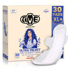Time Ultra-Velvet XL+ Sanitary Pads 290mm Pack of 30 pads for Heavy Flow