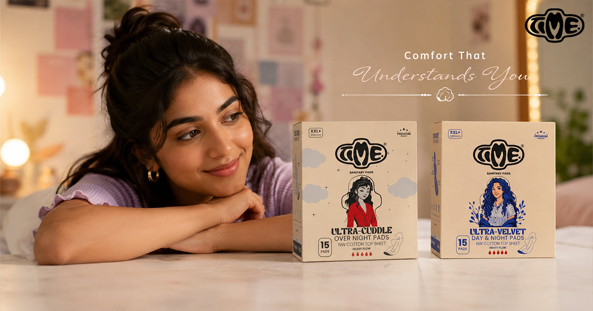 Take a comfort that understands you with TIME sanitary pads