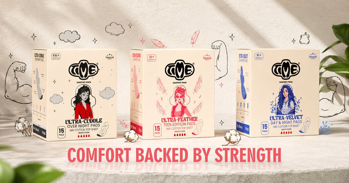 Sanitary Pads Strong Enough for Heavy Days, Soft Enough for Every Day