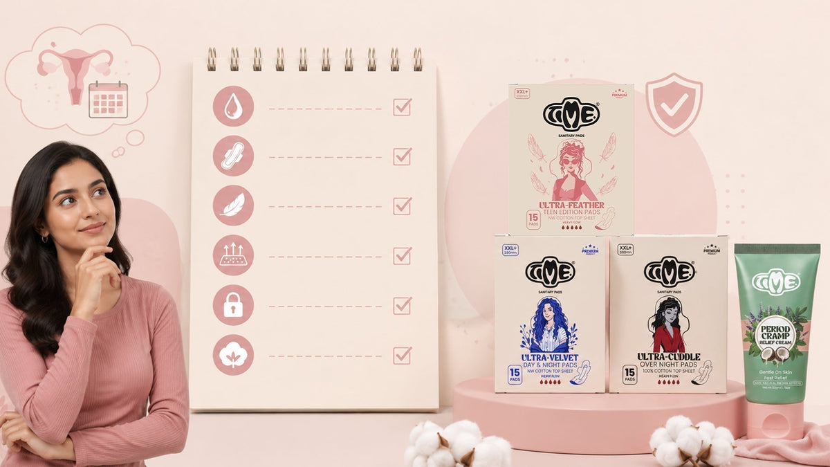 Period hygiene with TIME sanitary pads