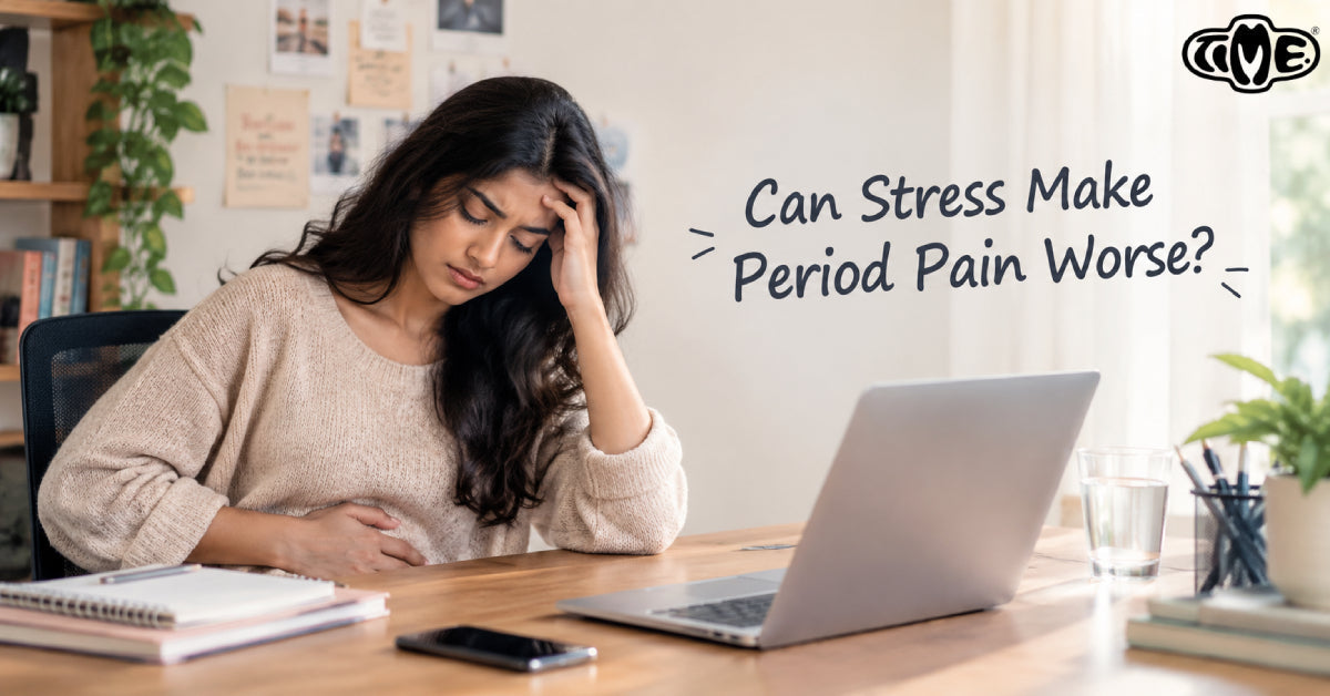 A women is sitting in her office with stress