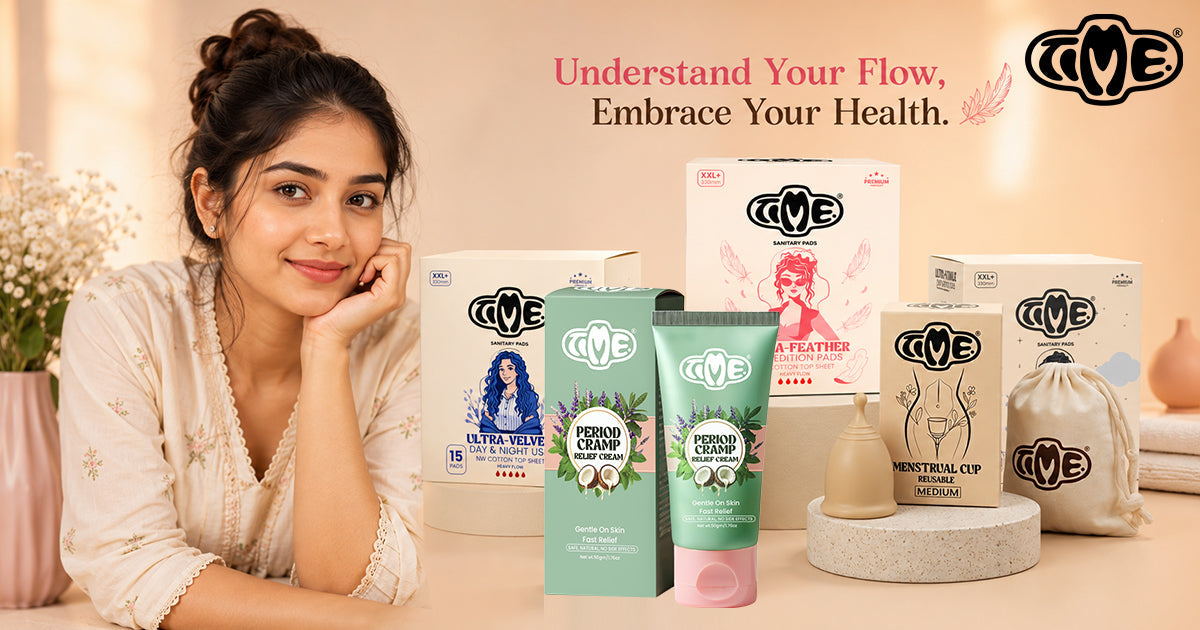 Understand your flow and choose TIME sanitary products