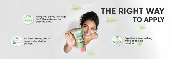 Period Cramps Relief Cream for Menstrual Cramps – Natural Ayurvedic Formula