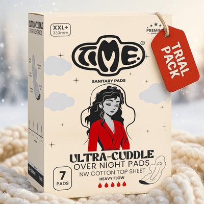 Ultra soft comfort leak protection heavy flow night pads XXL+ 7 pads