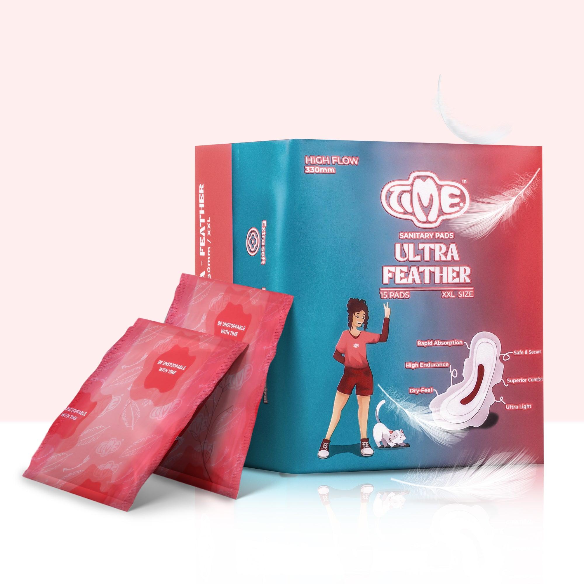 Soft, absorbent pads designed for heavy flow protection and comfort, tailored for teens.