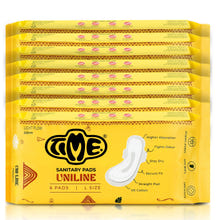 Premium cotton heavy flow netted pads – 6 pads × 8 packs (48 pads) - TIMEPADS