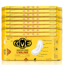 Premium cotton heavy flow netted pads – 6 pads × 8 packs (48 pads) - TIMEPADS
