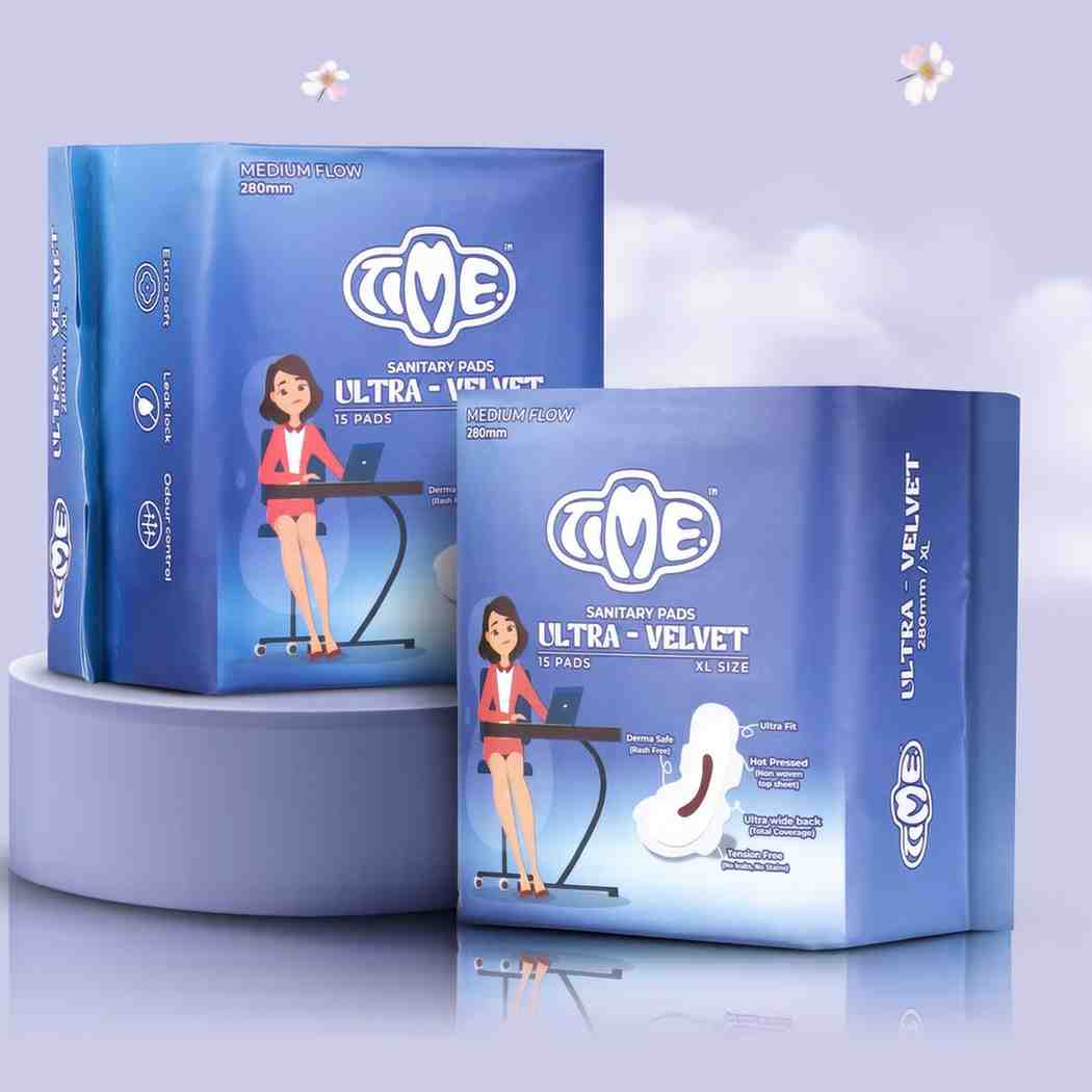 Travel friendly sanitary pads