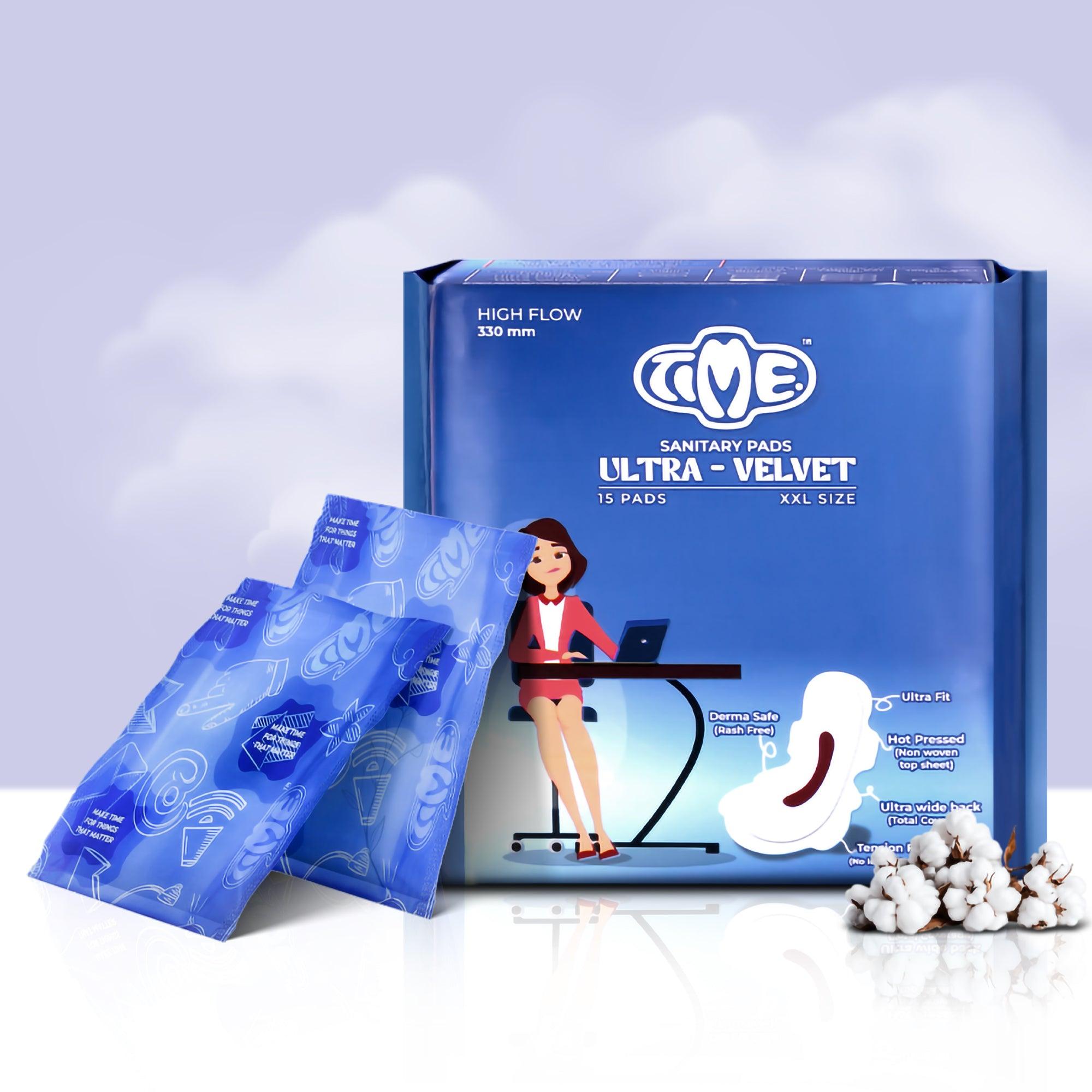 Soft, absorbent pads offering reliable protection and comfort for heavy flow days.