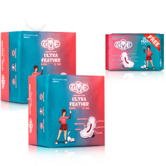Buy 2 Day sanitary pads 280mm (15 Pads) – Get 7 Pads Free Time pads Special Offer