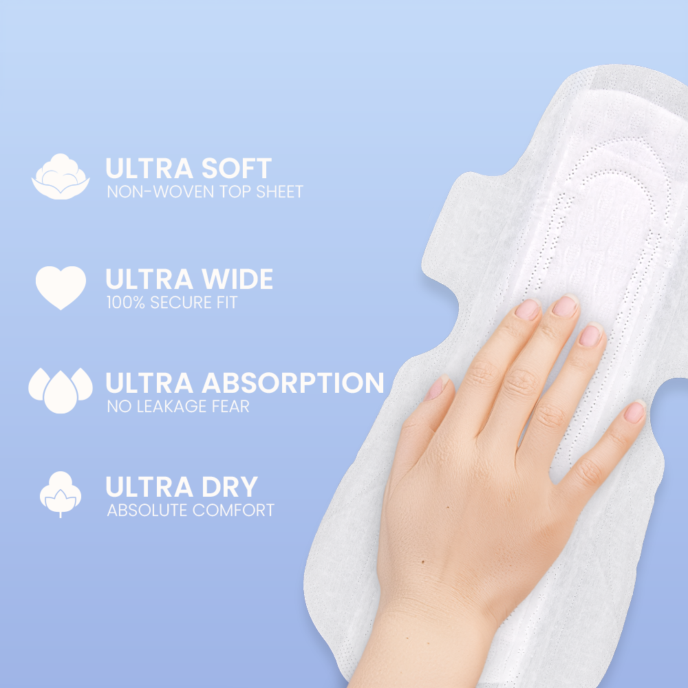 Premium rash free extra long high flow pads XXL 7 pads