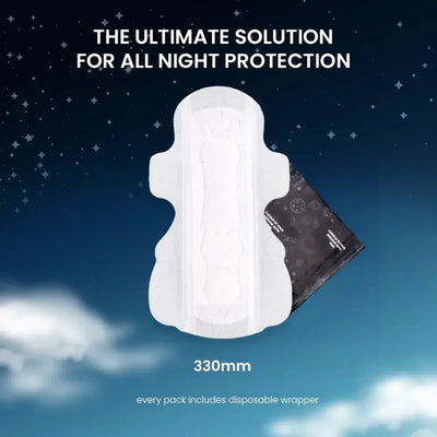 Ultra soft comfort leak protection heavy flow night pads XXL+ 7 pads