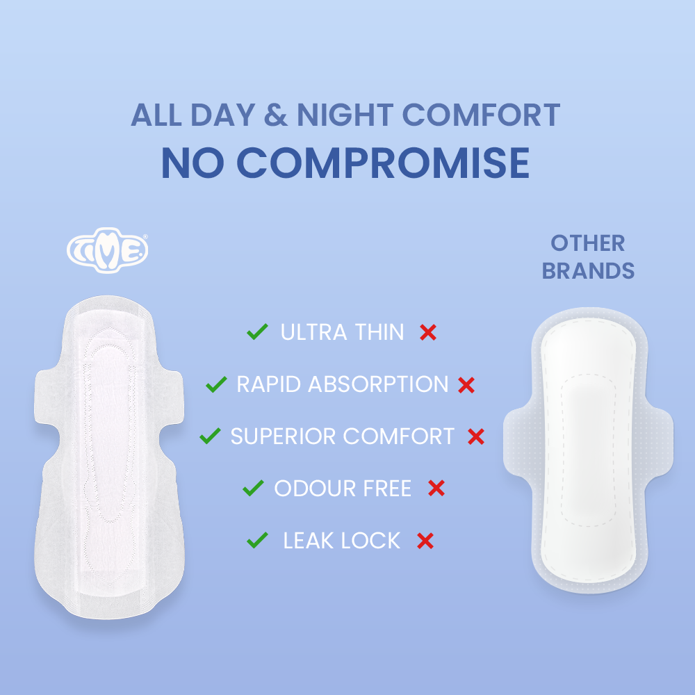 Premium rash free extra long high flow pads XXL 7 pads