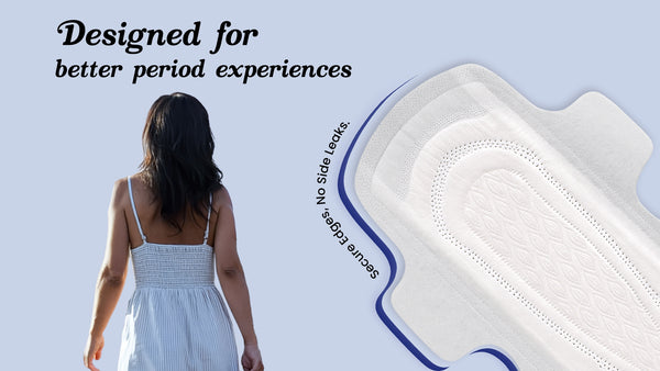 Premium double wings leak proof rash free pads XXL+ 15 pads