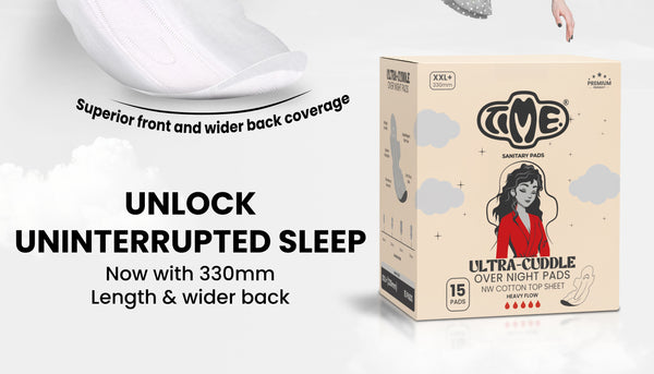 Ultra soft comfort leak protection heavy flow night pads XXL+ 7 pads