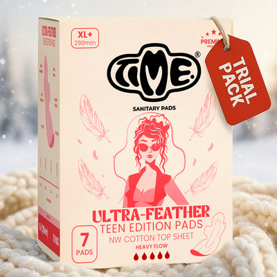 Ultra soft cotton cover heavy absorption pads  XL+  7 pads