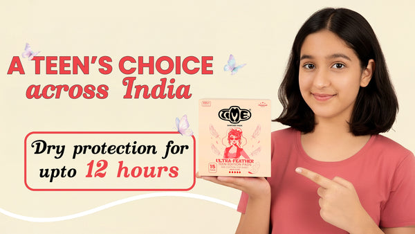 Teen Holding Time Ultra-Feather Sanitary Pads with Dry Protection for up to 12 Hours
