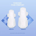Time Sanitary Pads Size Guide – 290mm XL+ and 330mm XXL+ with Individual Disposable Wrapper Included