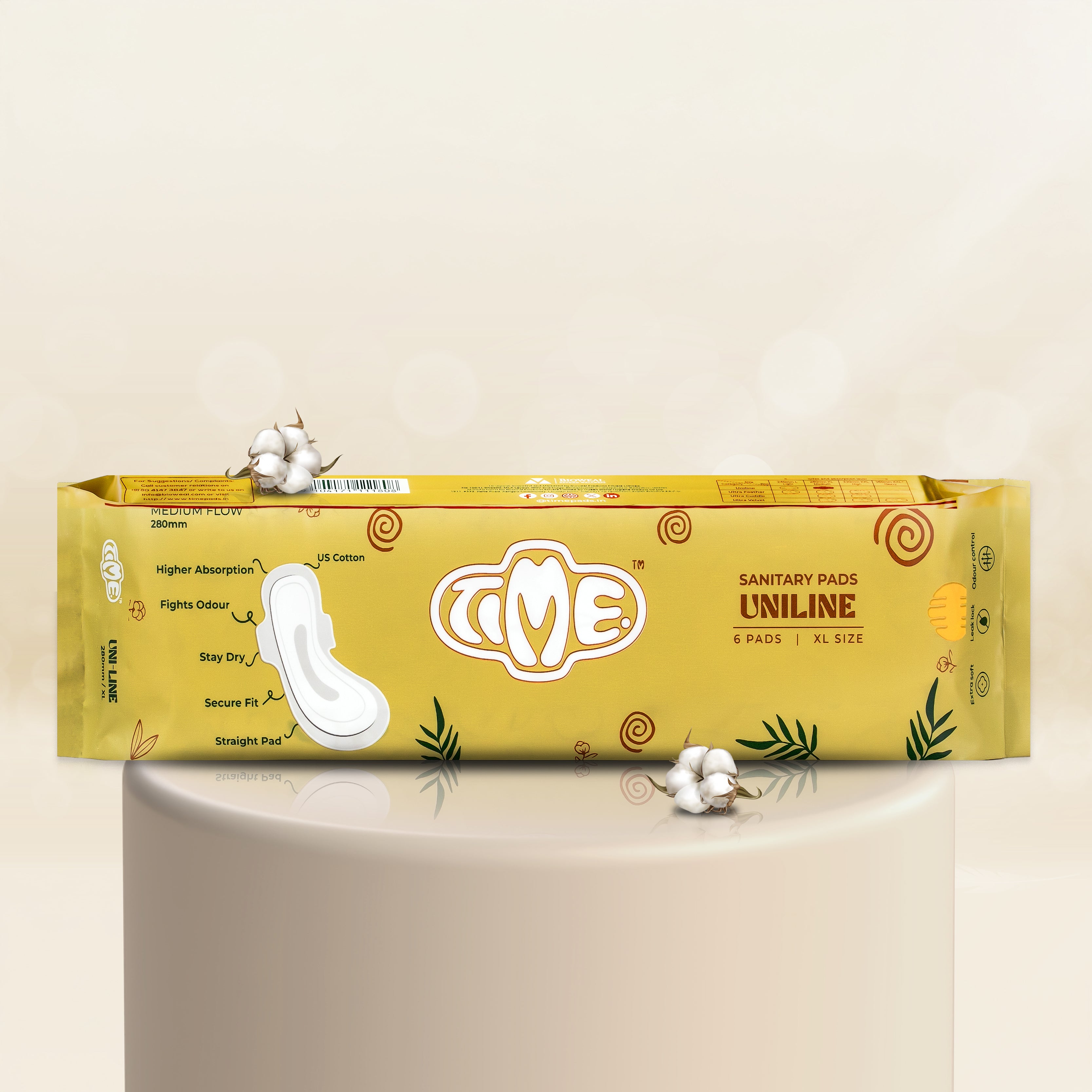 Straight Regular Sanitary Pads -XL