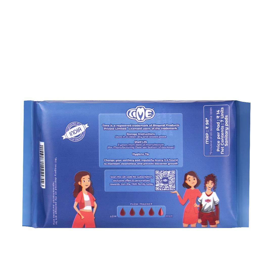 Ultra Velvet XXL 7 (2 packs) & Ultra Cuddle XXL 15 (1 pack) Sanitary Pads - Timepads.in