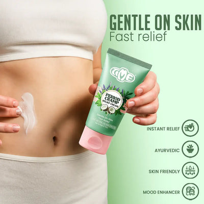 Period Pain Relief Cream for Menstrual Cramps – Natural Ayurvedic Formula